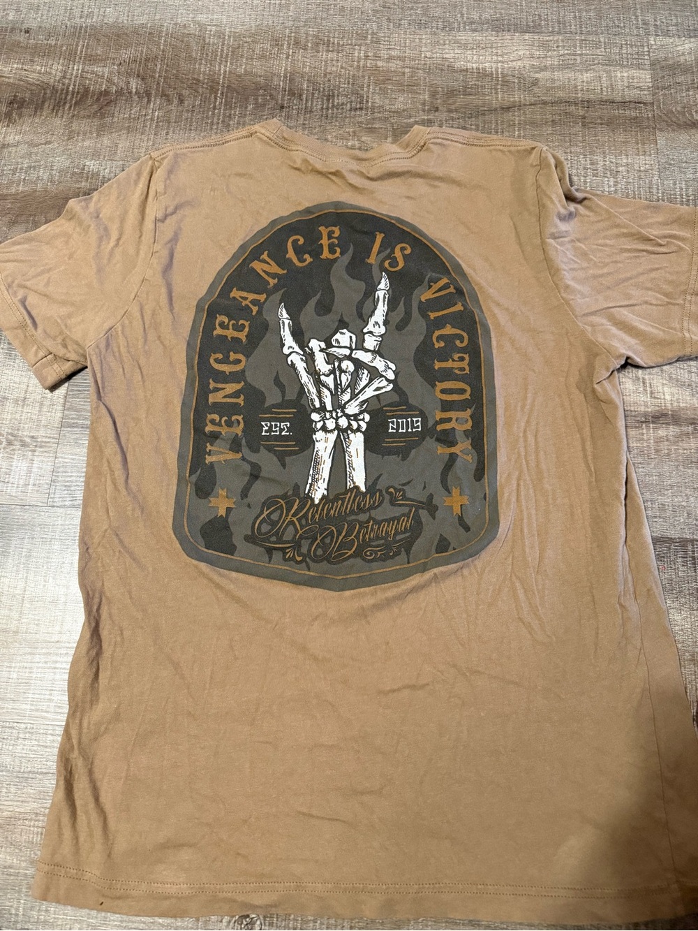 Relentless Betrayal ‘Vengeance Is Victory’ Graphic T-Shirt